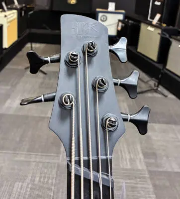 Ibanez - SR Iron Label 5-String Multiscale Electric Bass - Black Flat 2
